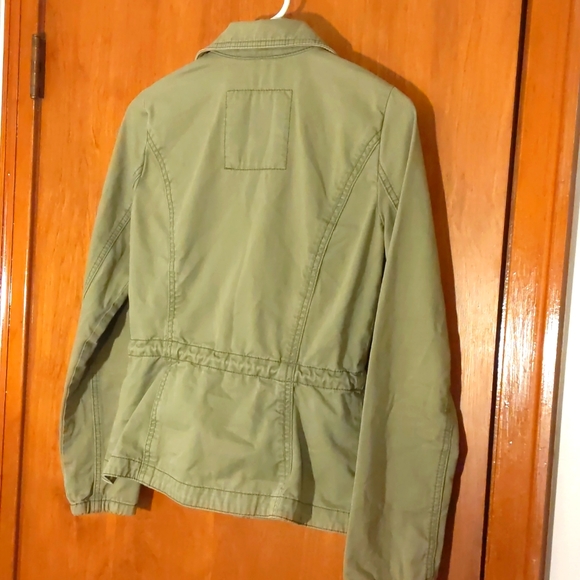 Army Green Hollister Utility Jacket - Picture 3 of 6